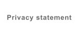 Privacy statement